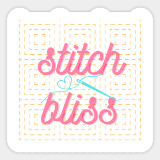 Quilt Wit - Stitch Bliss Sticker